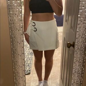 White envelope skort!